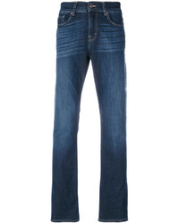 7 For All Mankind Stonewashed Regular Jeans