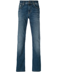7 For All Mankind Stonewashed Regular Jeans