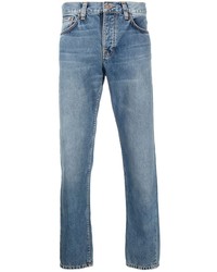 Nudie Jeans Stonewashed Straight Leg Jeans
