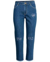 H&M Straight Cropped High Jeans