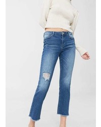 Mango Straight Cropped Jandri Jeans