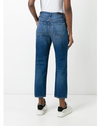 J Brand Straight Cropped Jeans