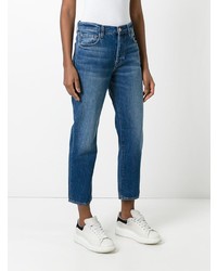 J Brand Straight Cropped Jeans