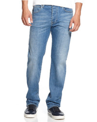 Armani Jeans Straight Fit Jeans Light Wash