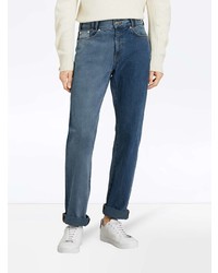 Burberry Straight Fit Two Tone Jeans