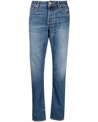 Jacob Cohen Straight Leg Cotton Jeans