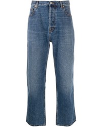 Valentino Straight Leg Cropped Jeans