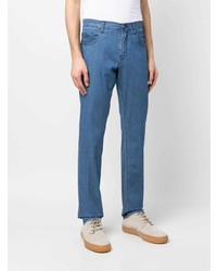 Canali Straight Leg Denim Jeans