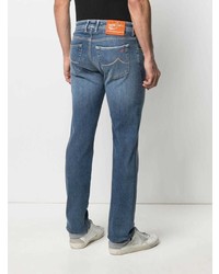 Jacob Cohen Straight Leg Faded Jeans