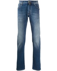 Jacob Cohen Straight Leg Five Pocket Jeans