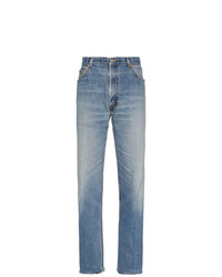 RE/DONE Straight Leg High Waisted Cotton Jeans