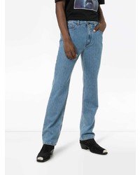 Calvin Klein 205W39nyc Straight Leg Jaws Print Denim Jeans