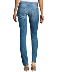 7 For All Mankind Straight Leg Jeans Bright Sky Blue