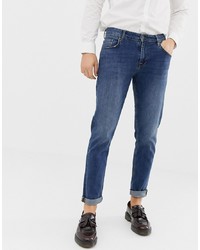 ASOS DESIGN Stretch Slim Jeans In Mid Wash