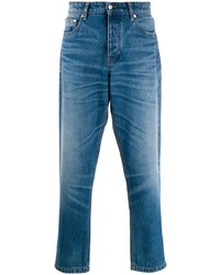 Ami Paris Tapered Five Pocket Denim Jeans