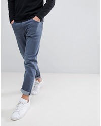 ASOS DESIGN Tapered Jeans In Smokey Blue