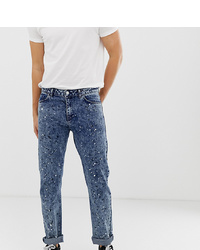 Reclaimed Vintage The 89 Tapered Fit Jeans With Paint Splatter