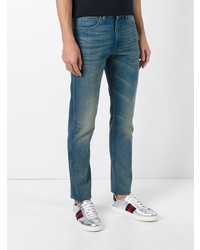 Gucci Tiger Tapered Denim Jeans