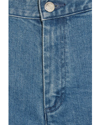 Vanessa Seward Victoire Cropped High Rise Slim Leg Jeans Blue