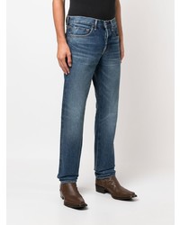 Tom Ford Washed Straight Leg Jeans