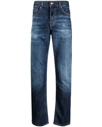 7 For All Mankind Washed Straight Leg Jeans