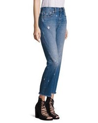 Levi's Wedgie High Rise Icon Cropped Boy Fit Jeans