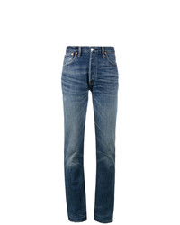 RE/DONE X Cindy Crawford High Rise Straight Leg Jeans