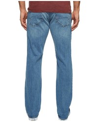 Mavi Jeans Zach Regular Rise Straight Leg In Light Williamsburg Jeans