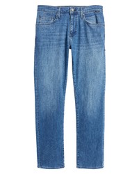 Mavi Jeans Zach Straight Leg Jeans In Dark Feather Supermove At Nordstrom