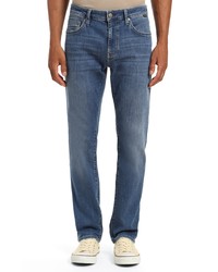 Mavi Jeans Zach Straight Leg Jeans In Mid Ind Brushed Williamsburg At Nordstrom