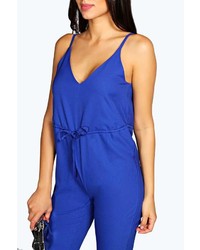 Boohoo Mimi Strappy Back Detail Jumpsuit