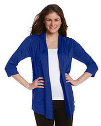 Amy Byer Agb Tab Back Open Front Cardigan