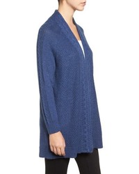 Chaus Cable Stitch Open Front Cardigan
