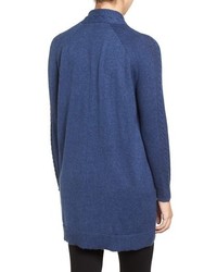 Chaus Cable Stitch Open Front Cardigan
