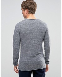 Selected Homme Crew Neck Ribbed Knit