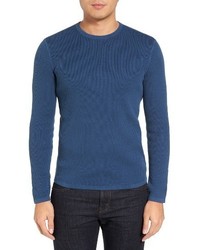 Theory Savaro Breach Texture Cotton Knit Sweater