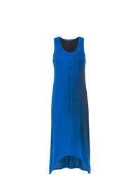 Blue Knit Evening Dress