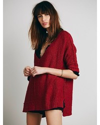 Free People Chunky Oversized Pullover