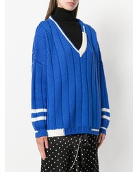 Miu Miu Oversized V Neck Sweater