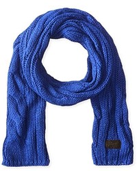Blue Knit Scarf