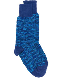 Issey Miyake Ribbed Knit Socks