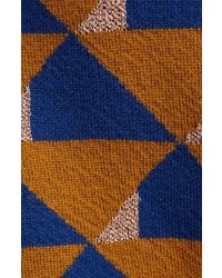 Dries Van Noten Graphic Knit Merino Wool Sweater
