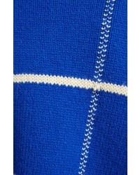 Dries Van Noten Windowpane Knit Wool Sweater