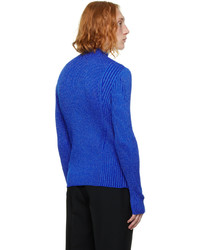 Dion Lee Blue Reflective Sweater
