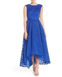 JS Collections Lace Highlow Gown