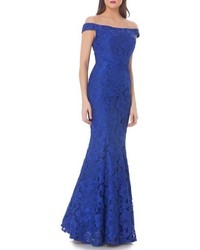 JS Collections Off The Shoulder Mermaid Gown