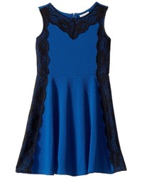 Us Angels Sleeveless With Lace Fit And Flare Dress Girls Dress