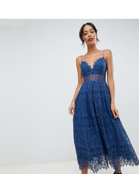 Asos Tall Asos Design Tall Lace Cami Midi Prom Dress