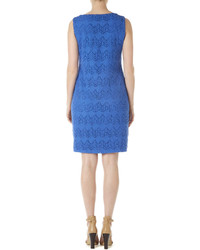 Wallis Petite Blue Lace Shift Dress