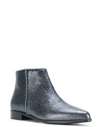 Anna Baiguera Crackled Ankle Boots